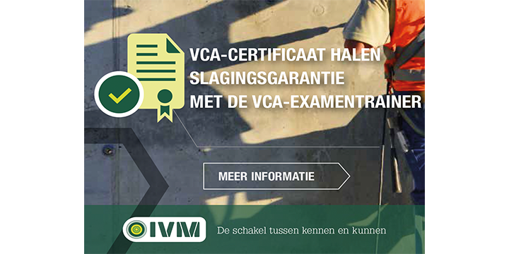 'Met de VCA-Examentrainer slaag je gegarandeerd'